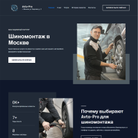 Готовый сайт для шиномонтажа