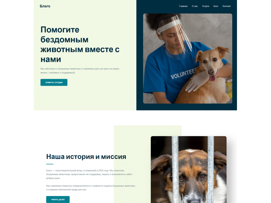 Готовый сайт для благотворительного фонда Готовый сайт для благотворительного фонда